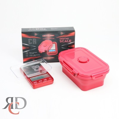DIGITAL SCALE AD-100RED (SILICONE BOX) 0.01G RED CRS54 1CT